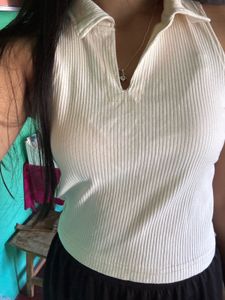 Collar Tank Top
