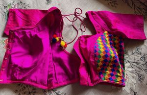 Dark Pink Padded Blouse