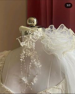 💓🦋Beautiful White Gown+headband Set💓💗