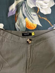 Wide Leg Trousers (olive Green)