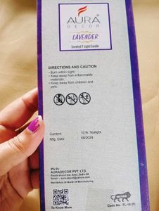 Aura Lavender Scented Candles