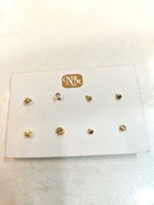 Pure Gold Nose Pins