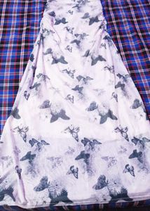 Butterfly Print Maxi Dress