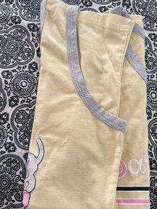 Sleeveless Casual T Shirt Will Fit upto M Size