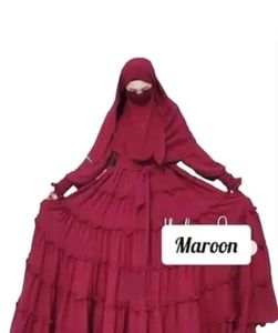 Maroon Abaya 🥀💄🫀