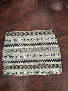 Sequin Embellished Mini Skirt