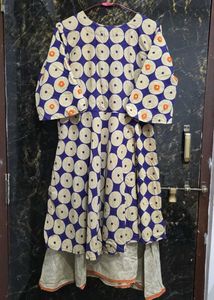 Cotton Flared Sleev Kurta