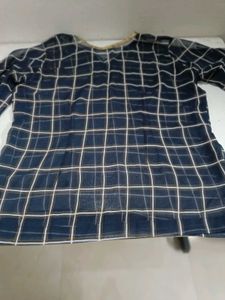 Stylish Plaid Kurta
