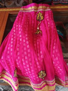Pink Ethnic Skirt