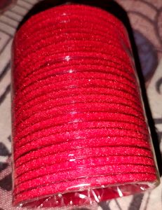 Red Velvet Bangles Glass Bangle