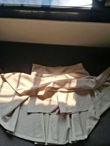 Pleated Mini Skirt