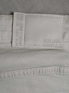 White Jeans with Patches