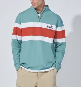 Striped Colorblock Pullover Top