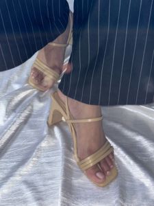 Squared Nude Heels
