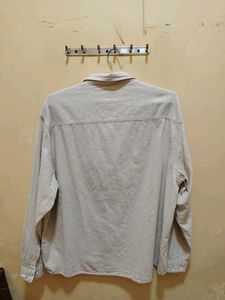 H&amp;M Beige Corduroy Shirt
