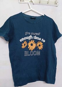 Navy Bloom Graphic Tee