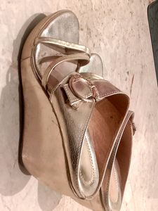 Golden Wedding Wear Sandals