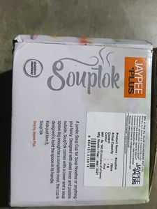 stainless steel, plastic soup bowl with lid &amp;spoon