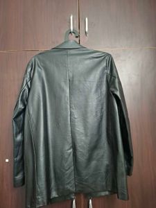 Faux leather jacket