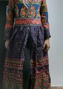 Floral Print Ethnic Kurta