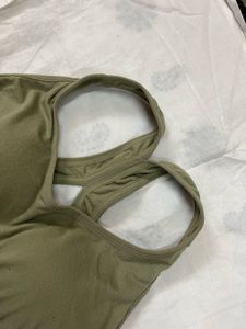 Green Sports Bra