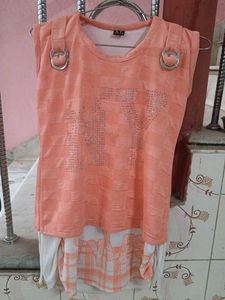Peach &#34;NY Styles&#34; Sleeveless Top