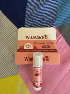 WishCare Ceramide Lip Balm Tinted SPF 50