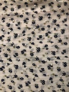 White Floral Georgette Top