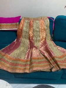 Elegant Pink Ethnic Lehanga