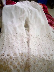 Georgette Embroidered Sharara DressName: Georgett
