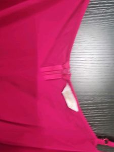 Pink Cold Shoulder Maxi Dress