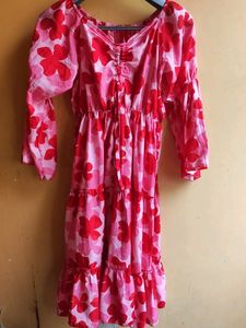 Pink Floral Instagram Dress