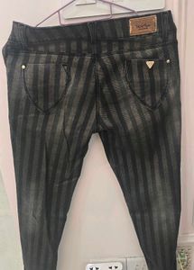 Striped Skinny Jeans
