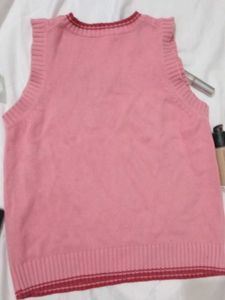 Pink Knitted Vest