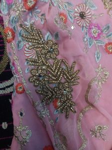 Beautiful pink Gawn And Gorgeous Dupatta