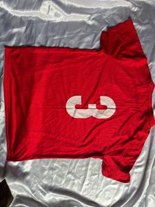 RED OVERSIZE JERSEY