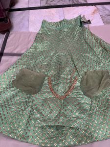 Green Lehenga Choli Set
