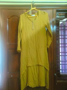 Yellow Straight One Piece for Women
