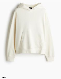 H&amp;M White Oversized Hoodie