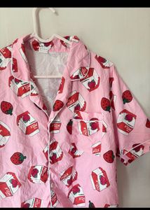 Korean Strawberry Night Top 🍓 🍓✨
