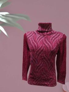 Vintage Sparkly Turtleneck