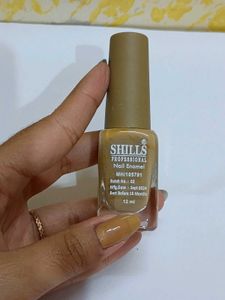 Teracotta Yellow Nail Paint By Shills Professional