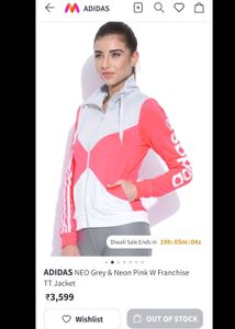 Adidas Neo Full Zip Track Size.M 36