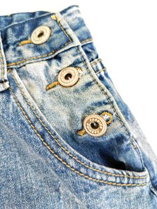 Denim Ripped Skirt