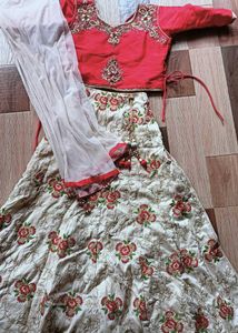 Floral Embroidered Lehenga Choli Set