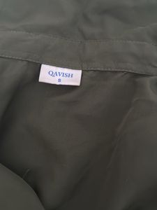 xs size Olive Green Button-Down Shirt