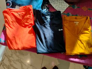 Combo Of 3 Unisex Tshirt Never Used