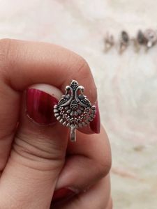 Oxidized Silver Nose Pins