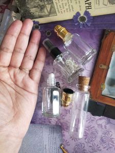 Refillable Glass Empty Bottles