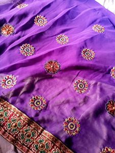 Party Wear Puple Saree